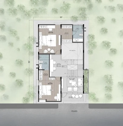 30 x 50 First Floor Plan